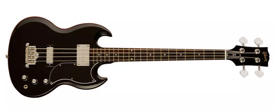 SG Faded 4-String Bass - Worn Ebony - Chrome Hardware